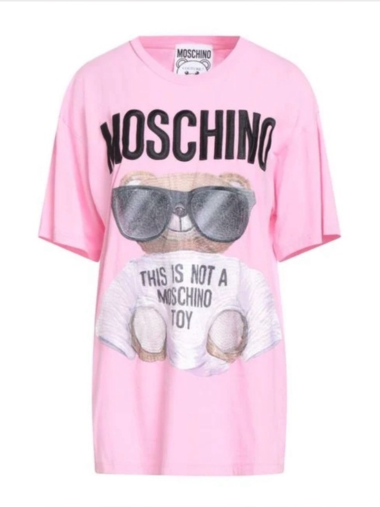 Moschino Tops - Moschino -  Pink Teddy Graphic Tee 100% cotton